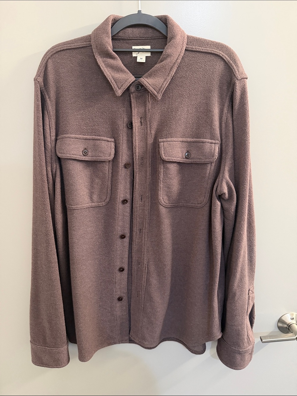 J.Crew Men's Brown Button-Up Shirt